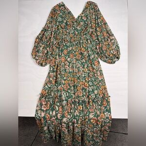 ❗️SOLD❗️Baltic Born Long Sleeve Floral Maxi Dress Women’s 2X